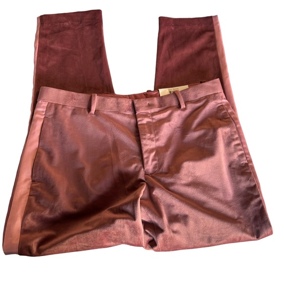 INC International Concepts Other - INC men's Dusty Rose velvet slim fit pants size 32x30, nwt